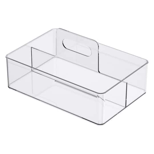6 Pack: Clear Storage Caddy with Handle by Simply Tidy™